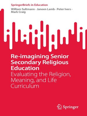 cover image of Re-imagining Senior Secondary Religious Education